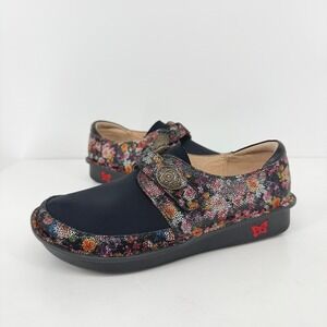 Alegria Brenna Garland Loafer Shoes Womens US 8 EU 38 Floral Comfort Hook & Loop